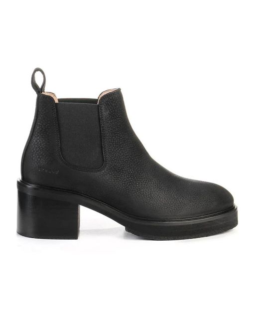 COPENHAGEN Black Heeled Boots