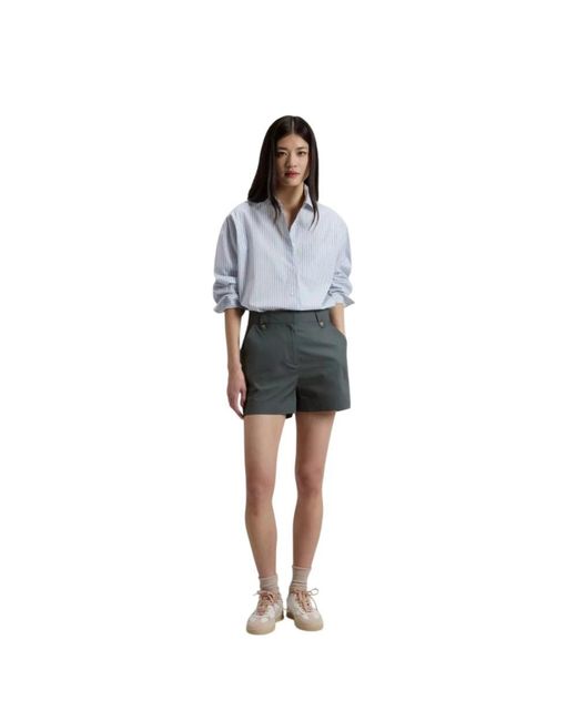 Woolrich Gray Short Shorts