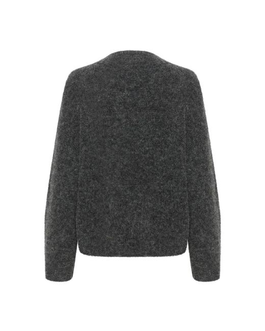 Gestuz Gray V-Neck Knitwear