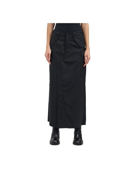 Junya Watanabe Maxi Skirts in het Black