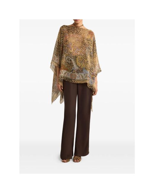 Etro Jassen ,Veelkleurig ,Capes in het Brown