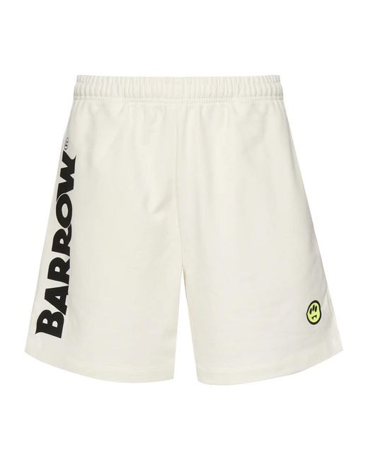 Barrow Shorts Mit Elastischem Bund in Natural für Herren