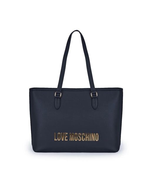 Love Moschino Blue Tote Bags