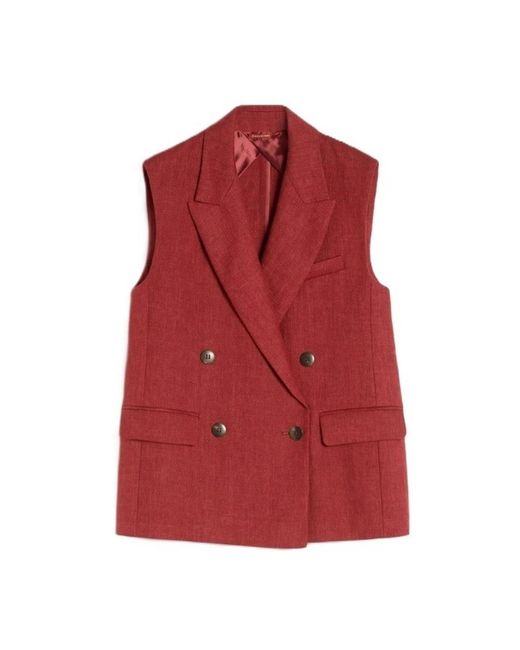 Max Mara Red Vests