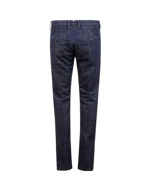 Jacob Cohen Blue Slim-Fit Trousers for men
