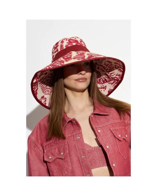 Hats di DSquared² in Red