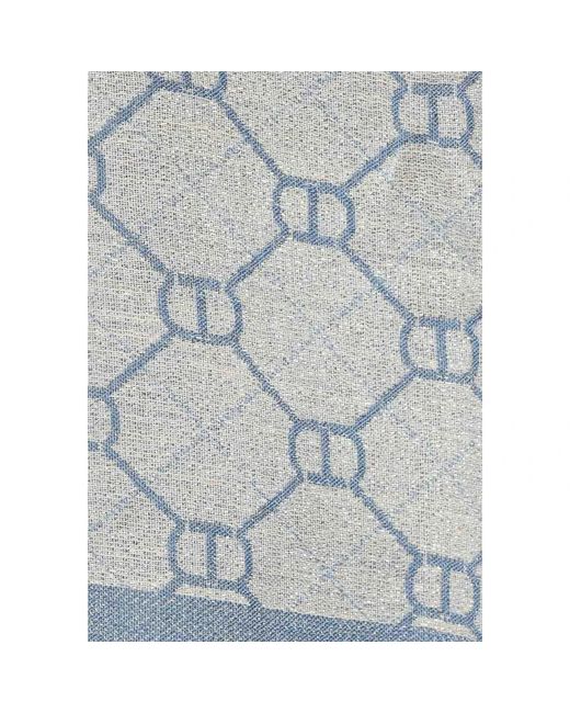 Twinset Blue Scarves