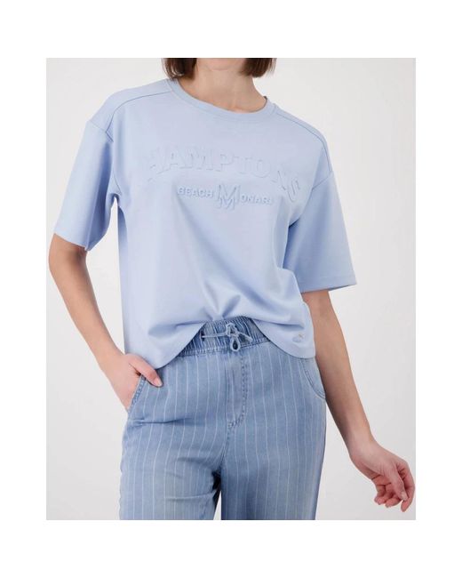 Monari Hamptons Print Sweatshirt in het Blue