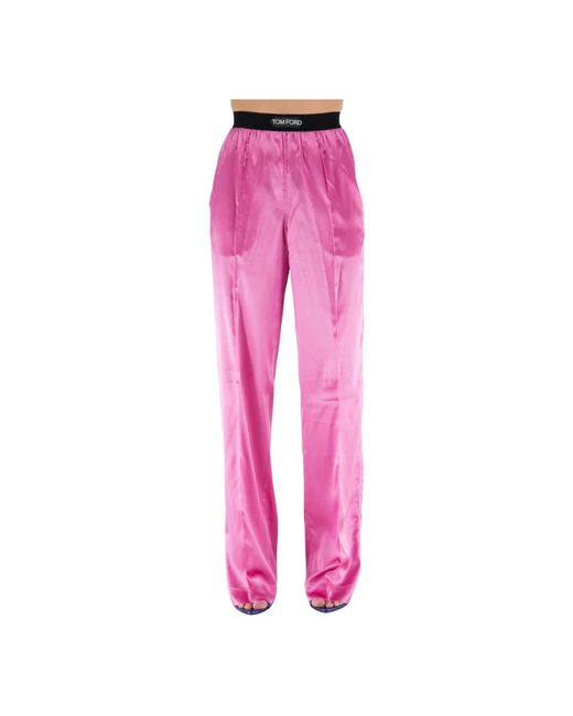 Tom Ford Pink Straight Trousers