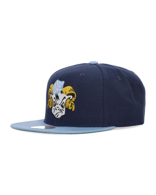 Mitchell & Ness Ncaa Team 2 Tone Snapback Kappe in Blue für Herren