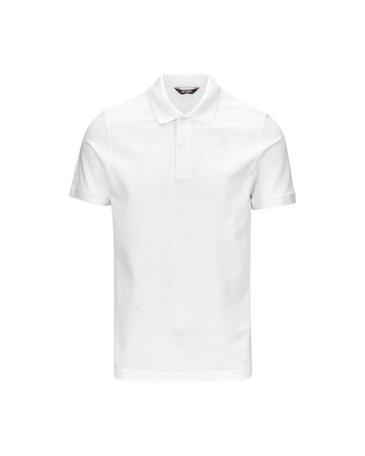K-Way White Polo Shirts for men