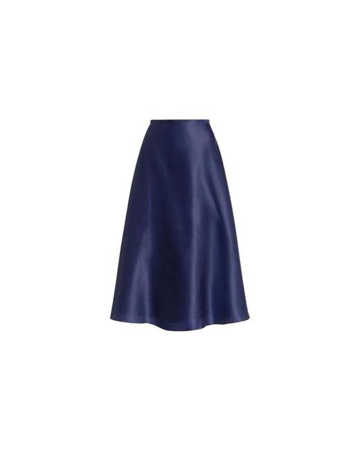 Alberta Ferretti Blue Midi Skirts