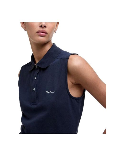 Barbour Blue Sleeveless Tops
