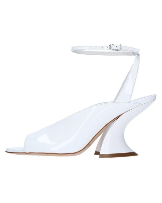 Casadei White High Heel Sandals