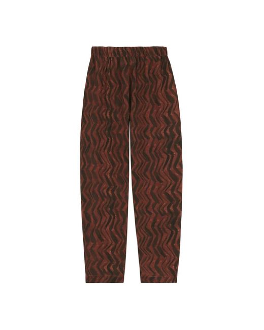 Cortana Brown Tapered Trousers