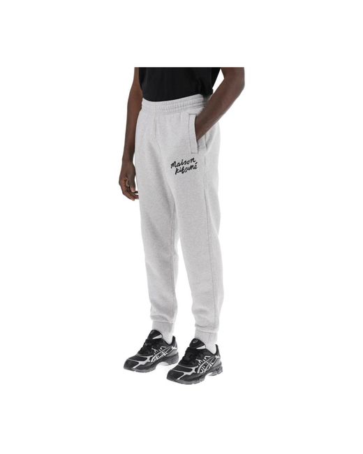 Maison Kitsuné Sweatpants in Gray für Herren