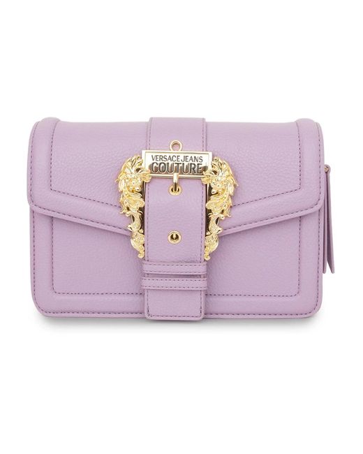 Versace Jeans Couture Purple Shoulder Bags