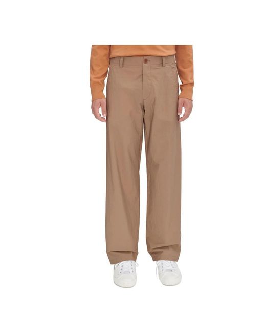 A.P.C. Brown Wide Trousers for men