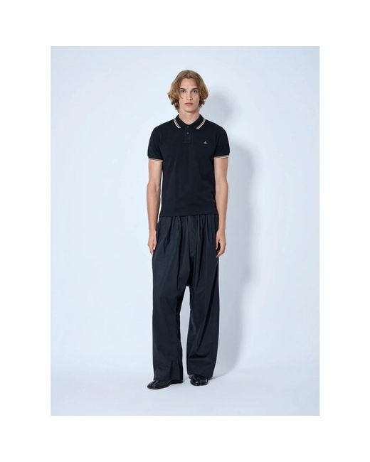 Vivienne Westwood Blue Polo Shirts for men