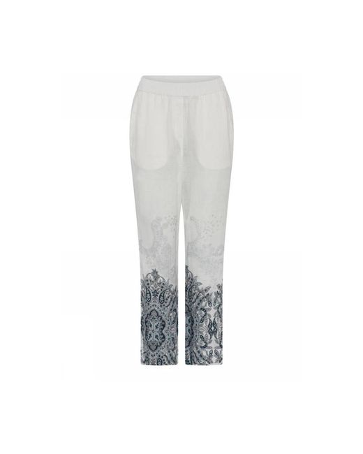 GUSTAV Gray Cropped Trousers