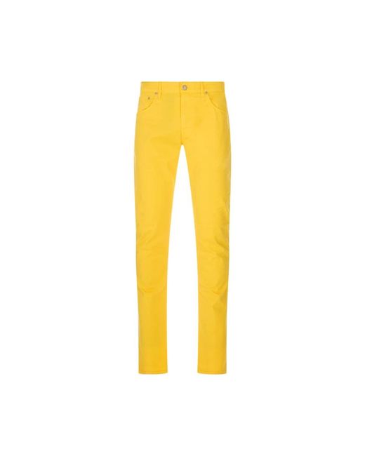 PT Torino Yellow Slim-Fit Jeans for men