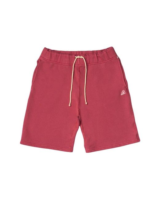 Autry Baumwoll-jersey-shorts mit kordelzug in Red für Herren