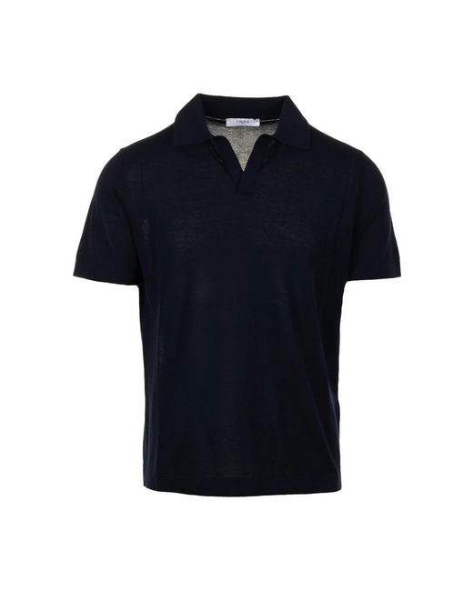 Cruna Black Polo Shirts for men