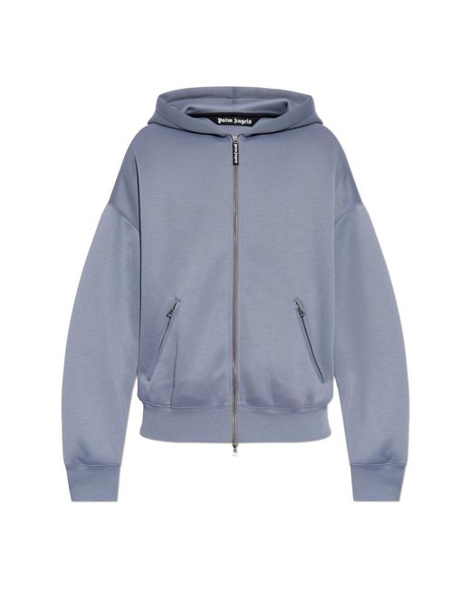 Zip-Throughs di Palm Angels in Blue da Uomo