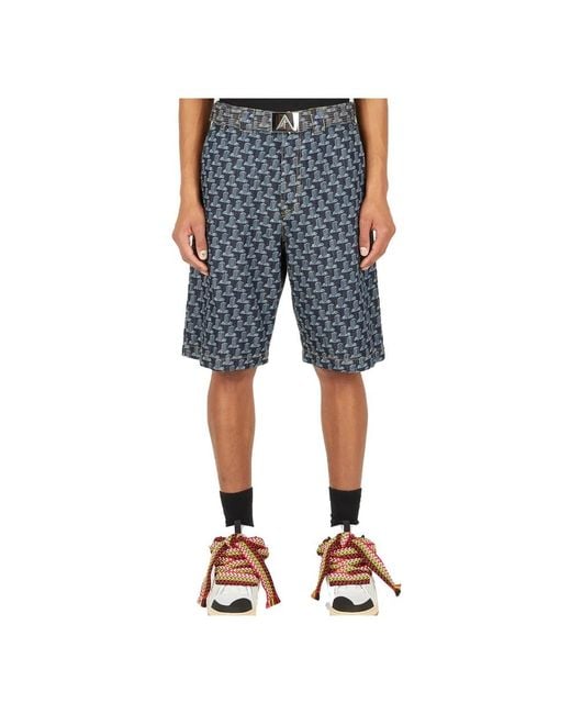 Lanvin Gray Casual Shorts for men