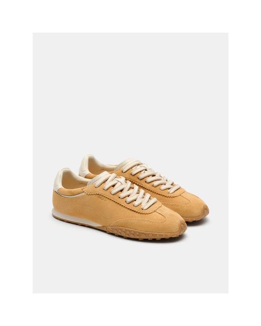 HOFF Schoenen ,Leer Bridge Sneaker in het Natural