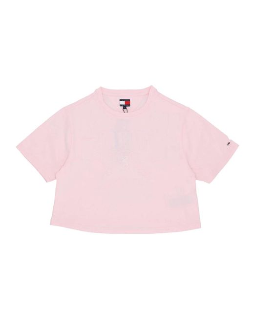 Tommy Hilfiger T-Shirts in het Pink