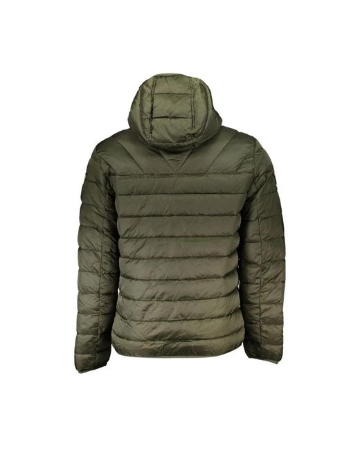 Napapijri Capuchon Puffer Jas in het Green voor heren