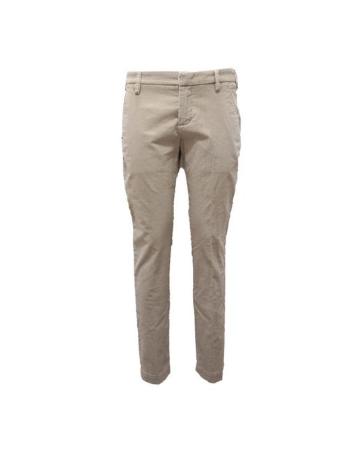 Entre Amis Cordhose Off Slim Fit in Gray für Herren