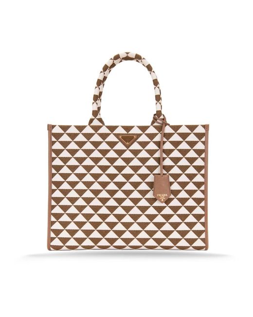 Prada Handbags in het Brown