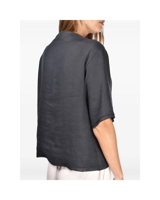 Gran Sasso Black Blouses