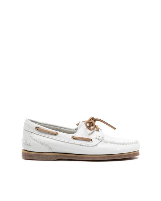 Timberland White Sailor Shoes
