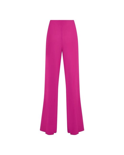 Alberta Ferretti Pink Wide Trousers