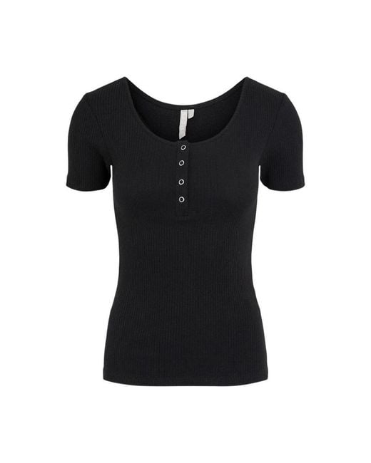 Pieces Black T-Shirts
