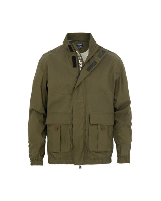 Woolrich Green Light Jackets for men