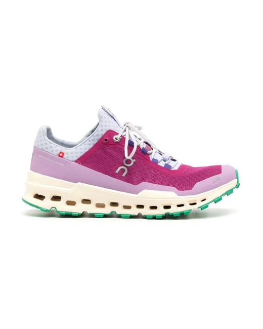 Rhubarb/ray cloudultra sneakers donna di On Shoes in Purple
