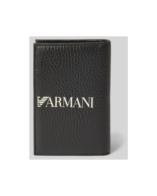 Emporio Armani Black Wallets & Cardholders for men