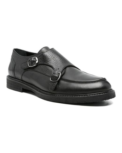 ADRIANNA FERETTI Black Loafers