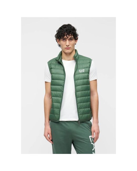 EA7 Green Vests for men