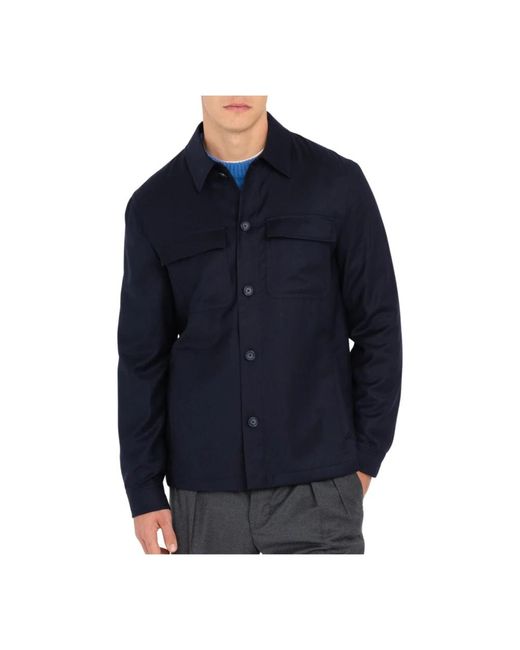 Manuel Ritz Blue Light Jackets for men
