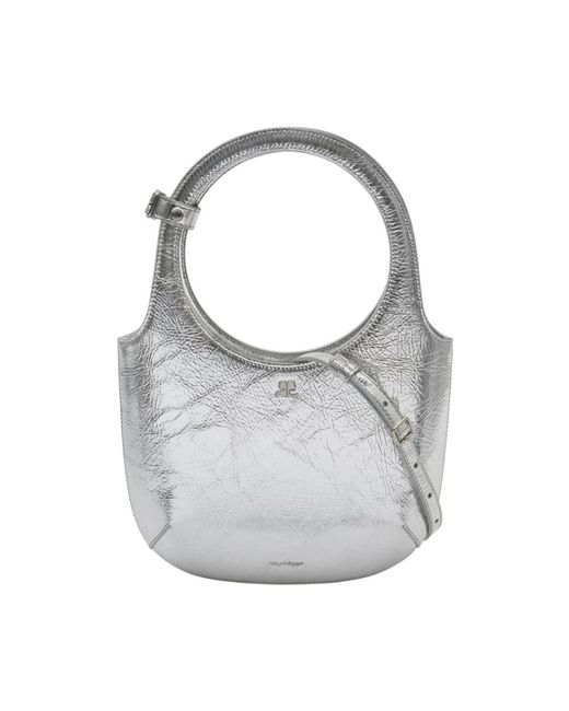 Courreges Gray Handbags