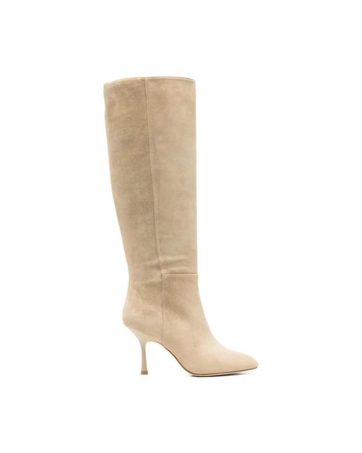 Stuart Weitzman Natural Heeled Boots