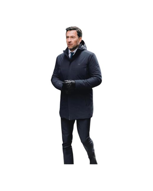 UBR Blue Parkas for men