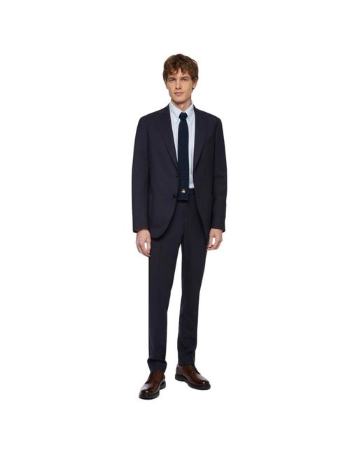 Brooks Brothers Blue Single Breasted Suits for men