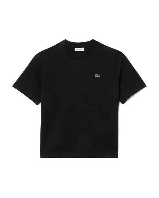T-shirts Lacoste de color Black