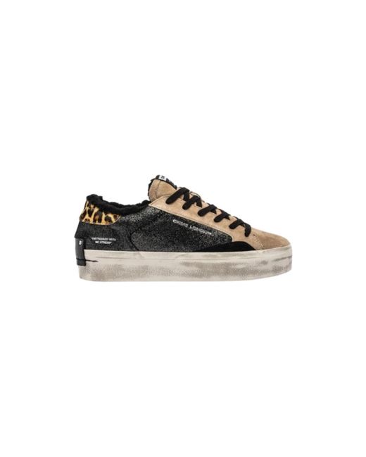 Crime London Black Sneakers